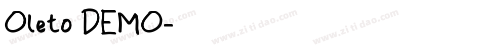 Oleto DEMO字体转换